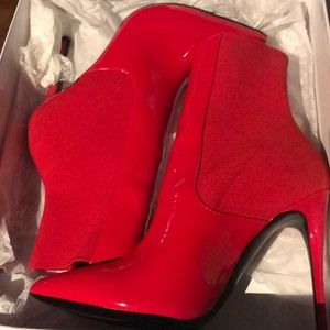 Steve Madden ankle booties.